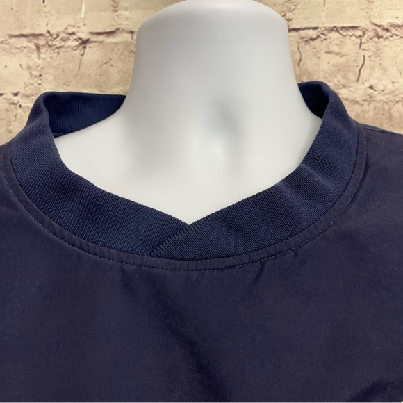 Vantage Blue Fishing Reel Therapy Embroidered Lined Pullover Jacket - Picture 2 of 13